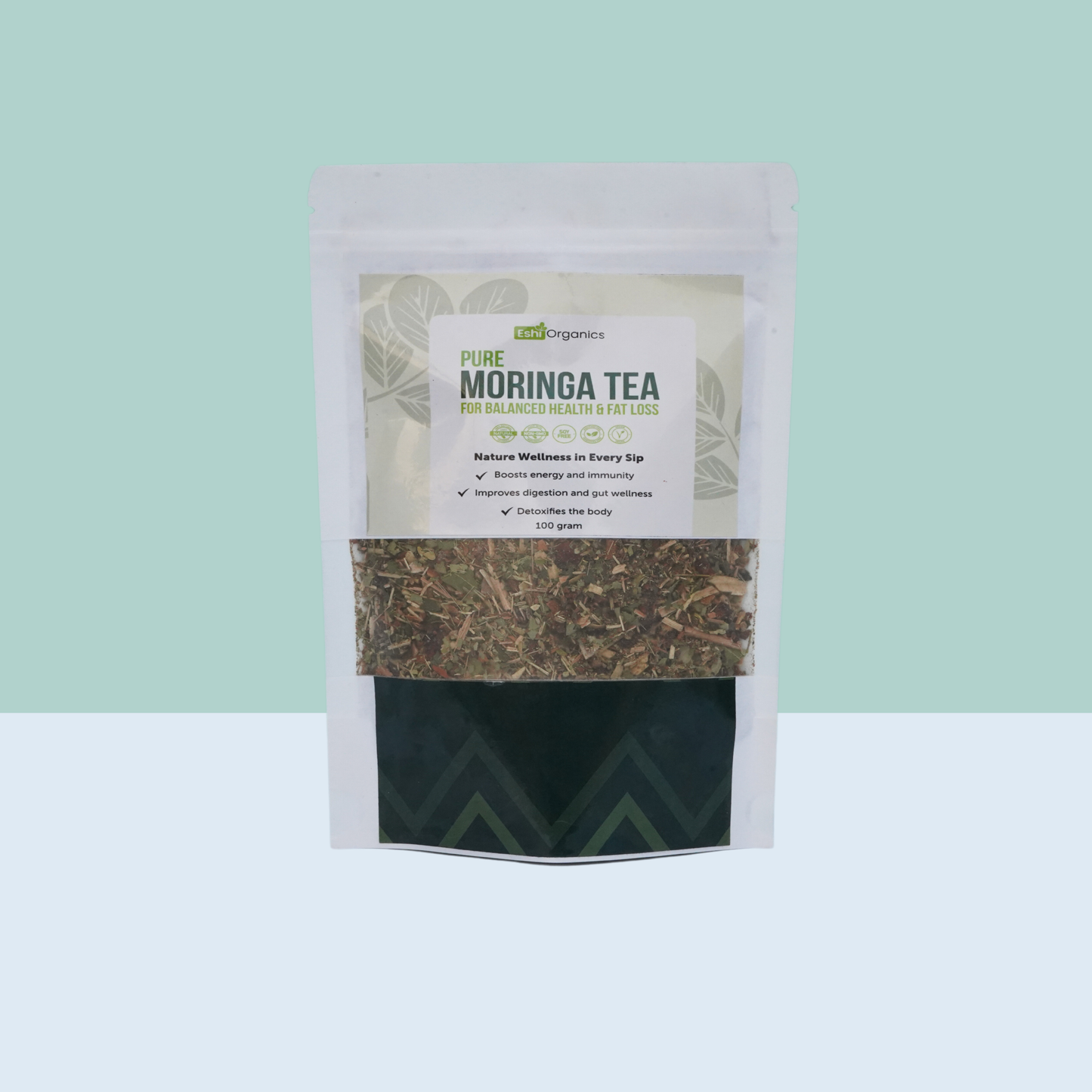 Organic Moringa Tea - 100g | Natural Detox & Energy Booster